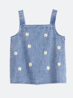 Girls Rumi + Ryder denim tank
